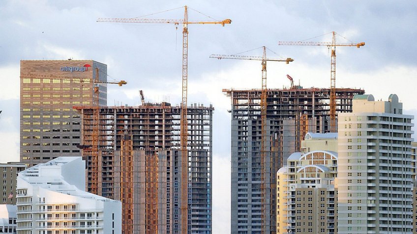 Housing in South Florida creates a boom in construction and real estate markets in February 2005