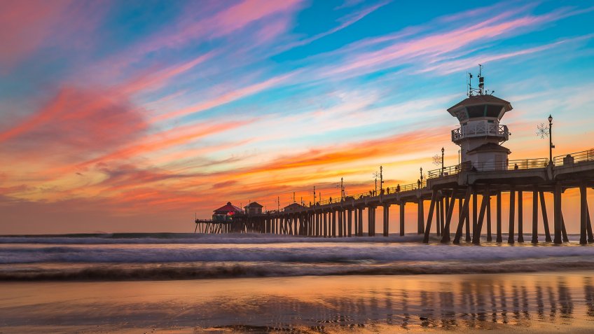 Huntington Beach California best weather