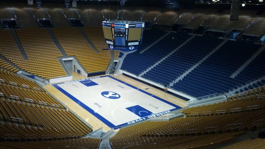 Marriott Center Utah NCAA basketball