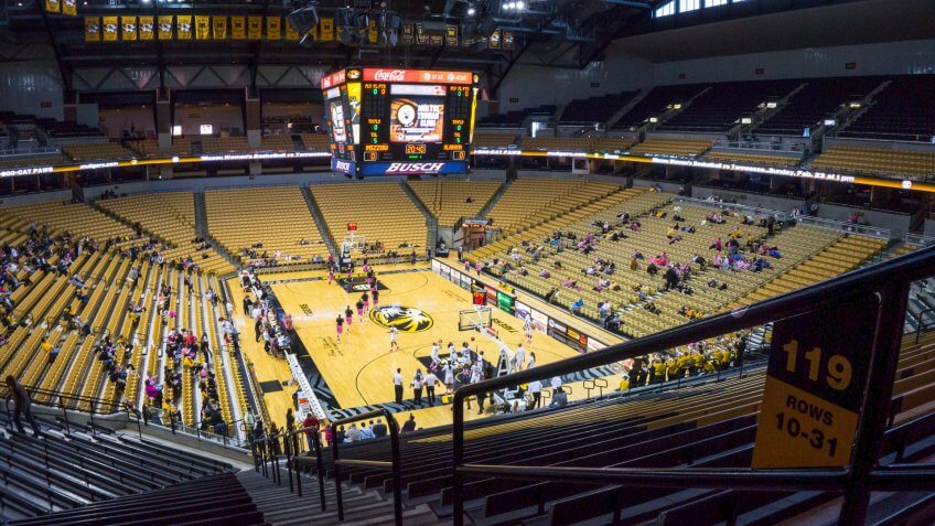 Mizzou Arena Missouri NCAA basketball