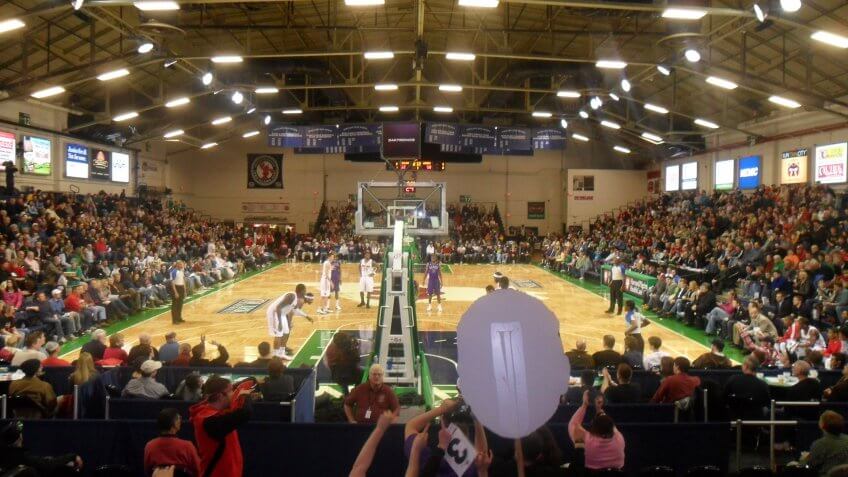 Portland Exposition Building Maine NCAA basketball