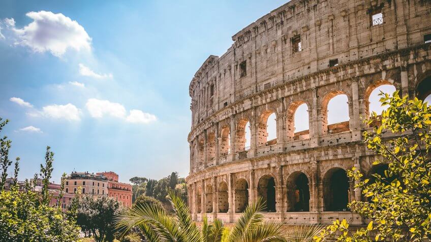 Coliseum in Rome.