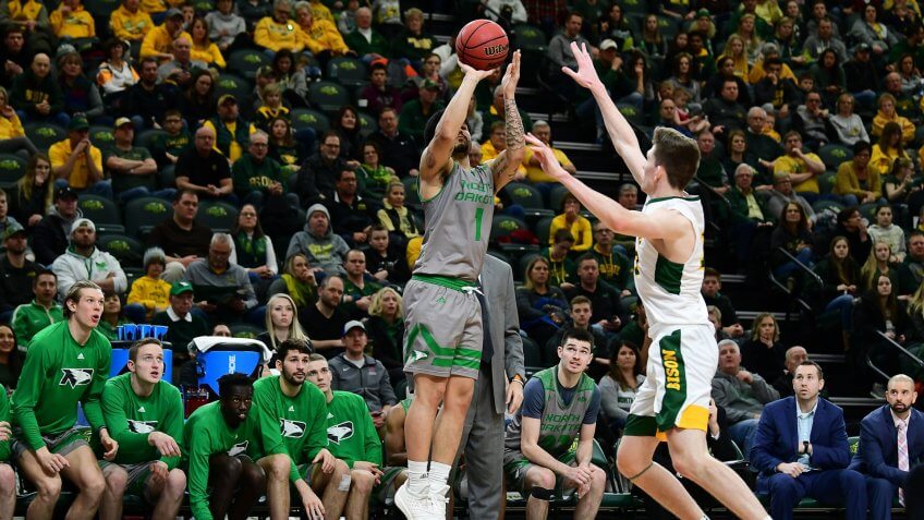 Scheels Center North Dakota NCAA basketball
