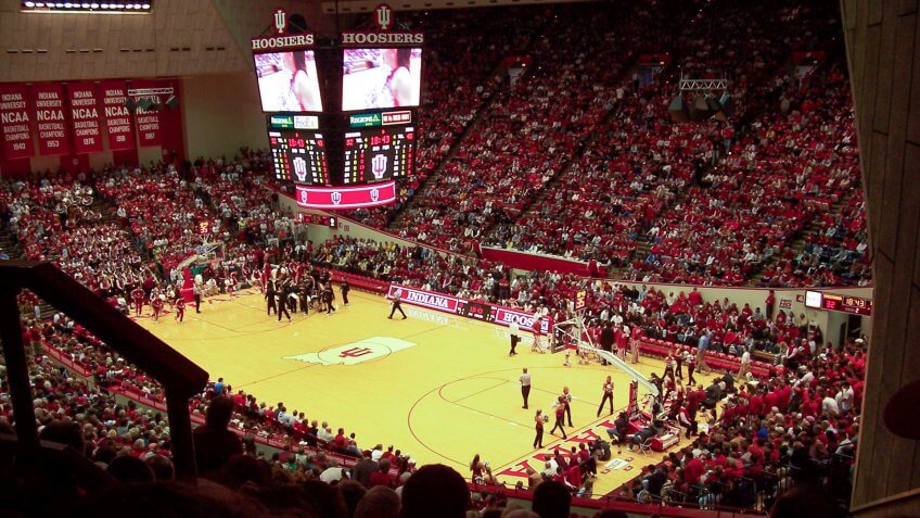 Simon Skjodt Assembly Hall Indiana NCAA basketball