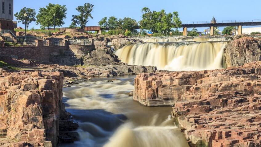 Sioux Falls downtown South Dakota