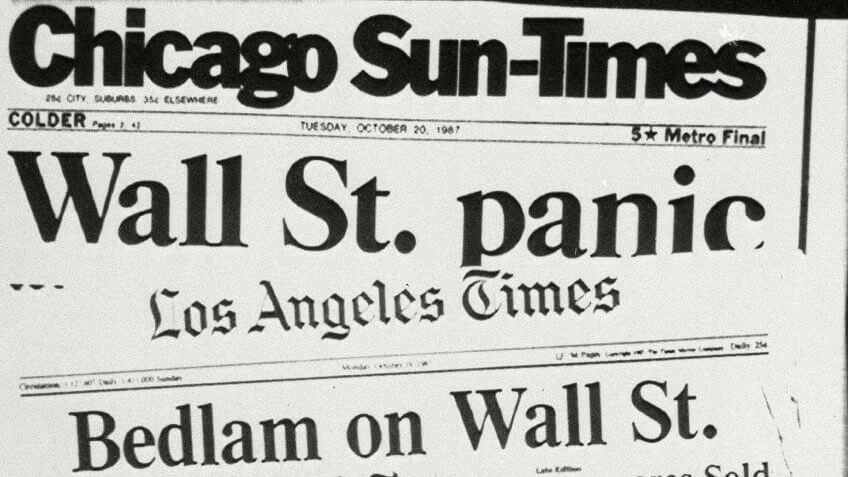 Stock-Market-Crash-of-1987-newspaper-headlines