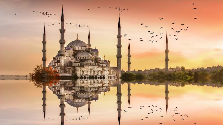 Sultanahmet Mosque in Istanbul Turkey