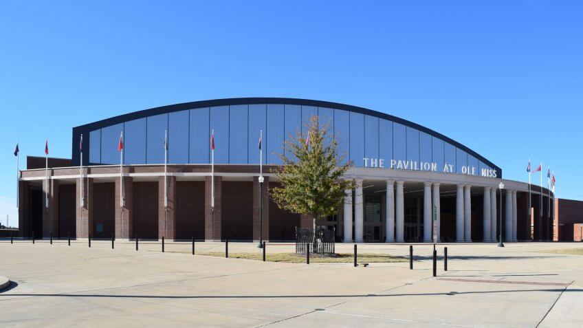 The Pavilion at Ole Miss Mississippi NCAA basketball