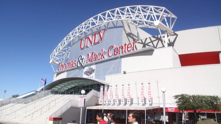 Thomas & Mack Center Nevada NCAA basketball