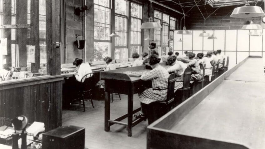 U.S. Radium Girls dial painters