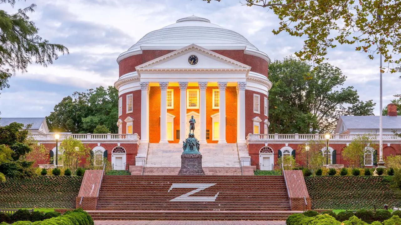 University of Virginia Rotunda in Charlottesville Virginia