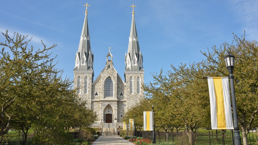 Church in Villanova University, Pennsylvania, USA.