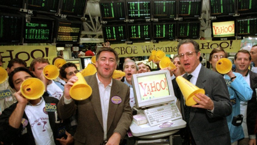 Yahoo sale history at stock exchange