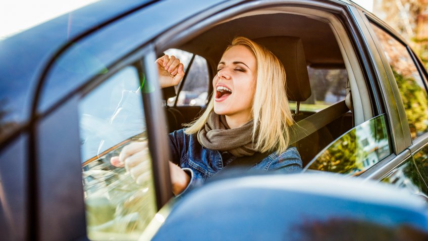 girl singing in brand new car Costco Auto Program