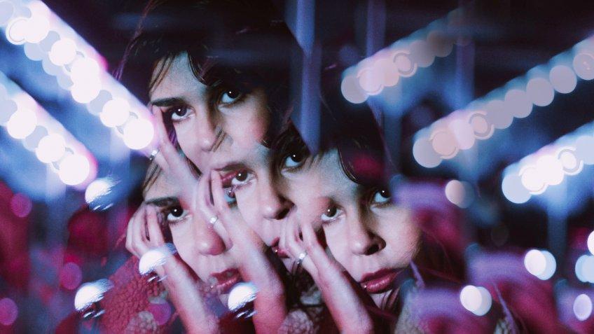kaleidoscope mirror portrait