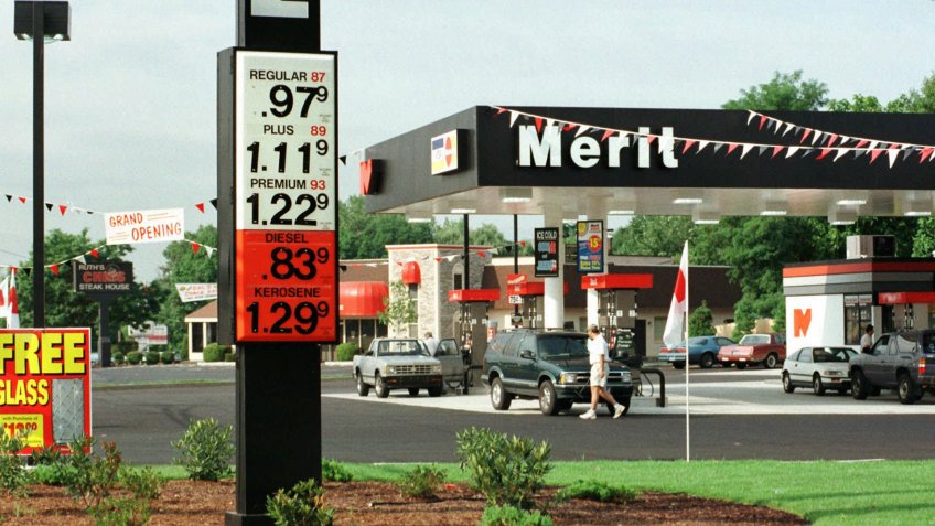 Low gas prices in 1998