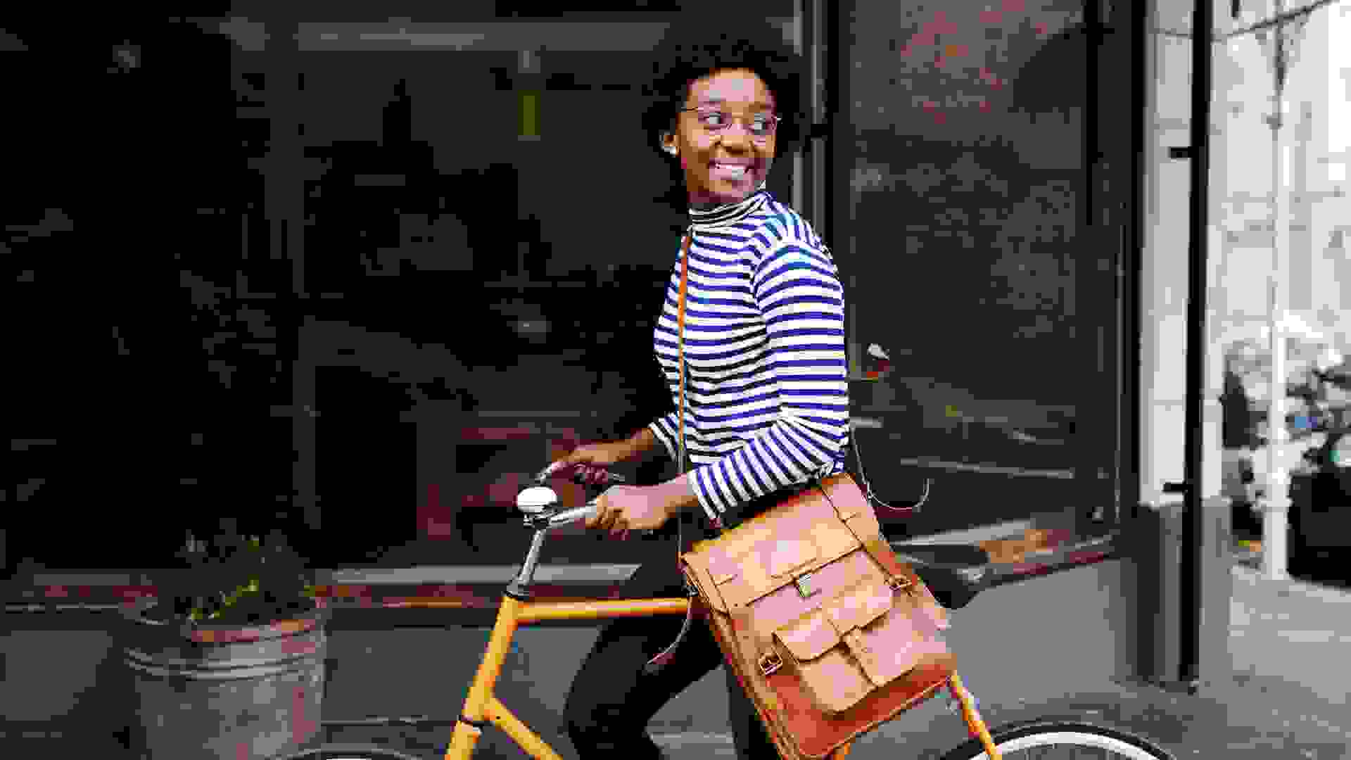 Shot of a young woman out in the cityhttp://195.