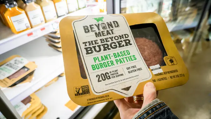 Beyond Meat plant based burger patties