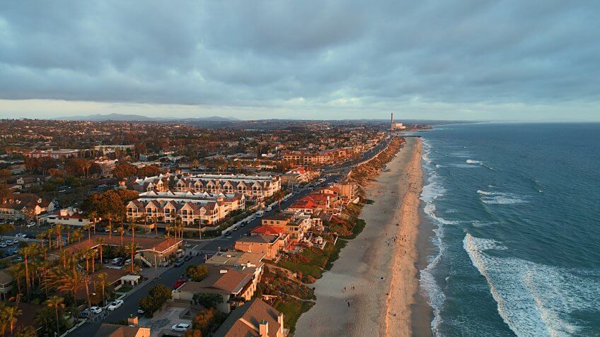 Carlsbad California aerial view
