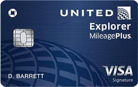 Chase United Explorer MileagePlus Card