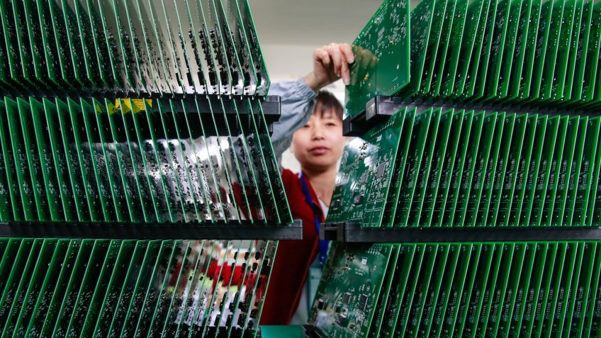 Chinese computer electronic manufacturing factory