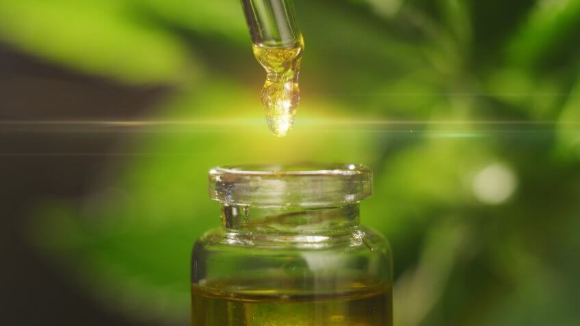 cannabis marijuana oil drop