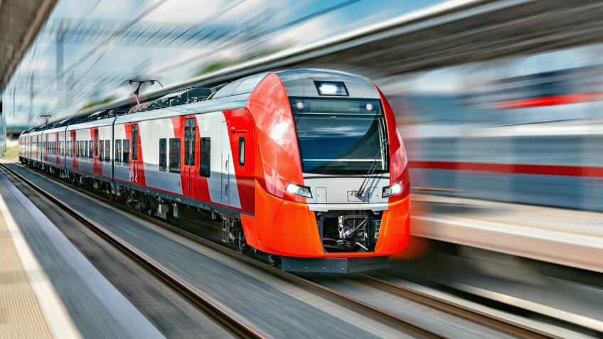 electric battery transportation train
