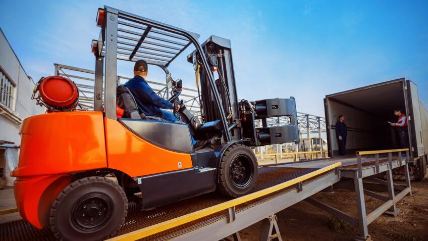 fork lift driver