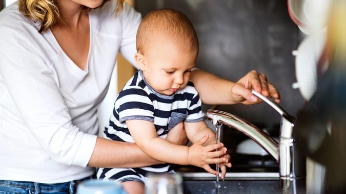 run water at home wash hands shutterstock_749268439 run water at home wash hands shutterstock_749268439