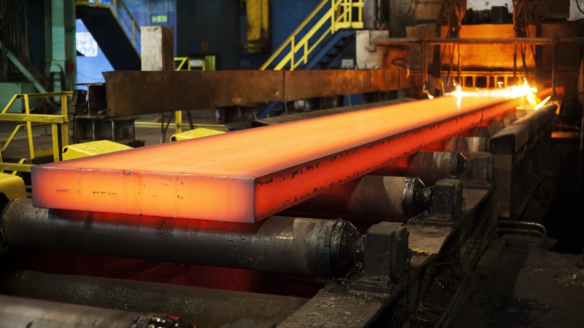 steel factory manufacturing industry
