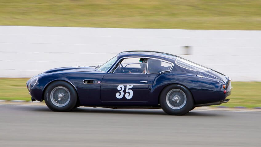 Editorial use onlyMandatory Credit: Photo by Magic Car Pics/Shutterstock (3993732a)1960 Aston Martin DB4 GT Zagato Silverstone Classic 2010VARIOUS.