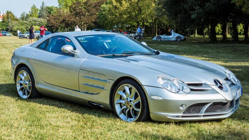 Mogliano Veneto,Italy Sept 11,2016:Photo of a McLaren Mercedes SLR at meeting Top Selection 2016.