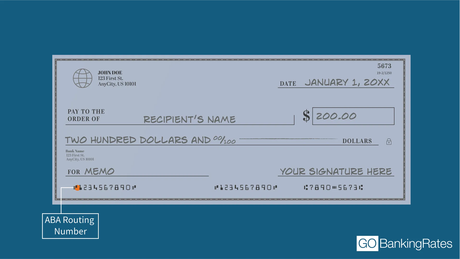 how to find your routing number on a check