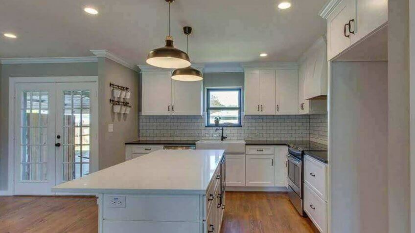 home flip after kitchen renovation
