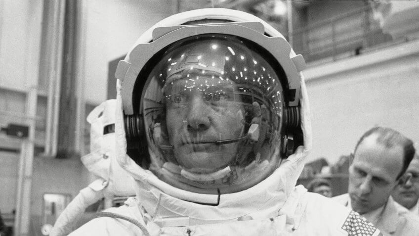 Astronaut Edwin Buzz Aldrin