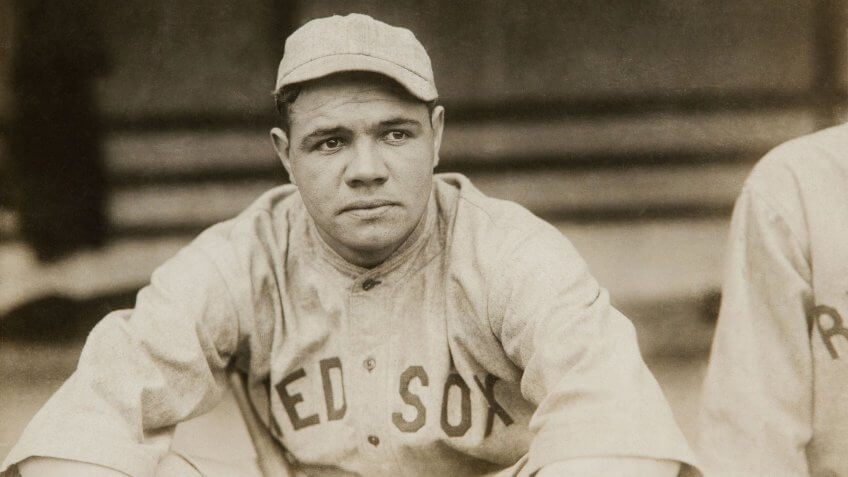 Babe Ruth Boston Red Sox highest paid athlete