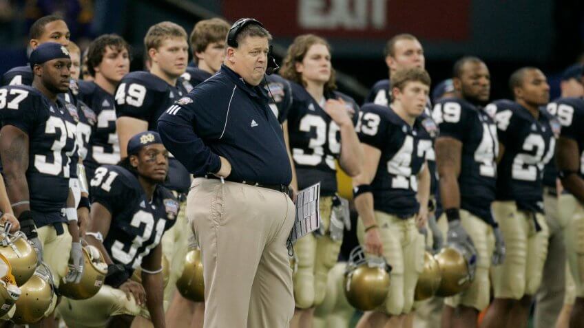 Charlie Weis Notre Dame coach highest paid athlete