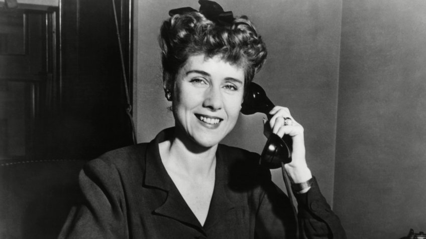 Mandatory Credit: Photo by Everett/Shutterstock (10304158a)Clare Booth Luce at desk, ca.