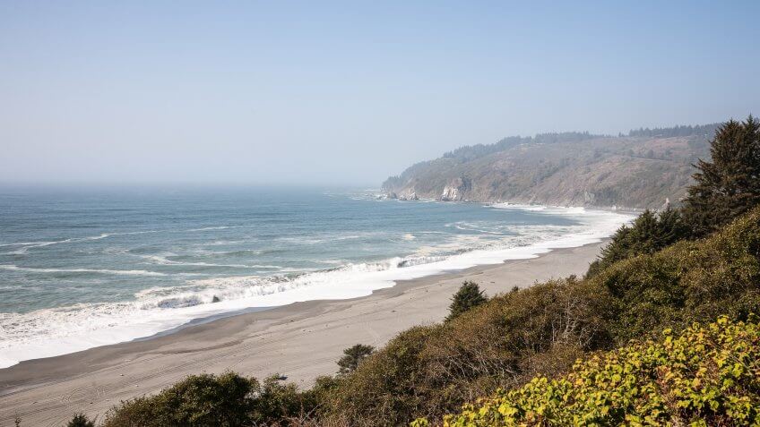 Eureka California coastline view