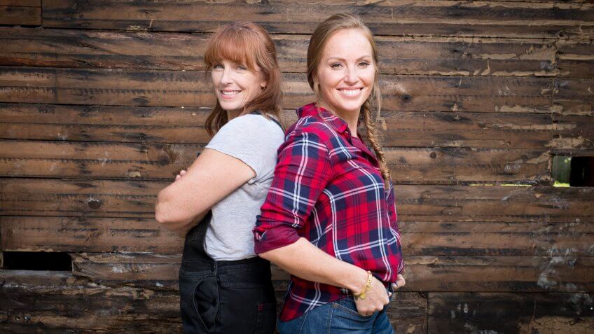Karen E. Laine with HGTV Series Good Bones Series