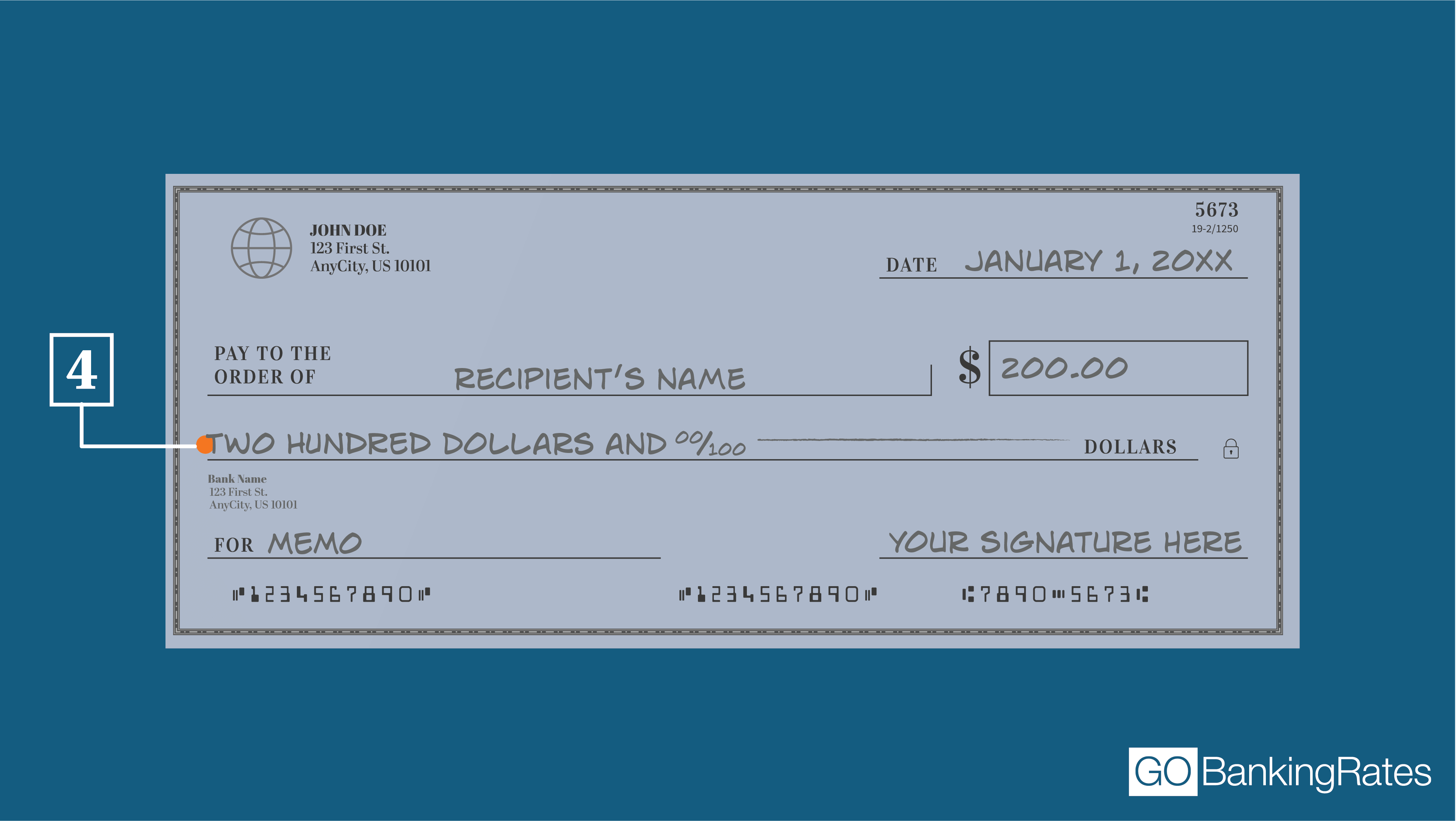 How To Read A Check Learn What Each Number Means GOBankingRates