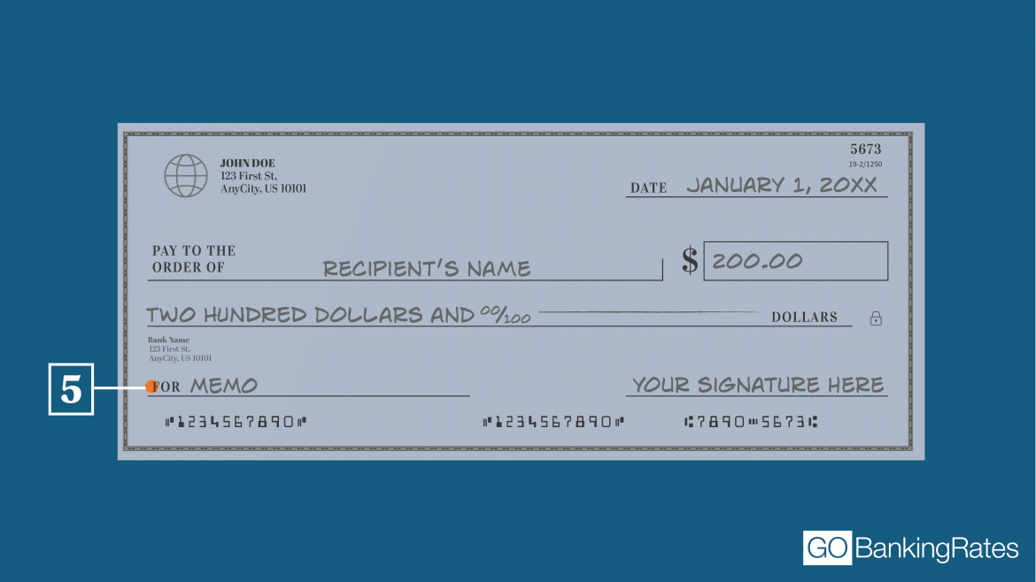 How To Read a Check Illustrated Guide to the Parts of a Check GOBankingRates