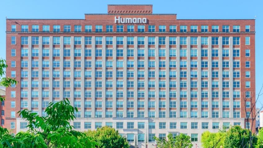 LOUISVILLE, KENTUCKY, USA - MAY 22, 2016 - Human Waterside Building.