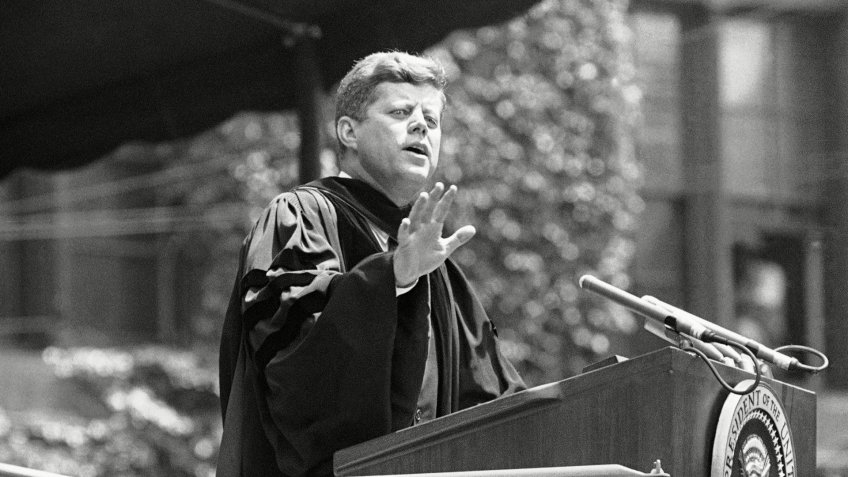 Mandatory Credit: Photo by AP/Shutterstock (5947793d)John Kennedy, JFK President John F.