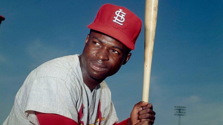 Lou Brock St. Louis Cardinals highest paid athlete