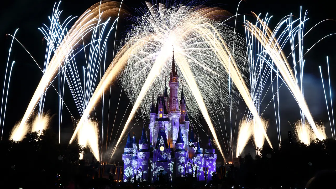 Magic Kingdom Fireworks at Disney World in Orlando Florida