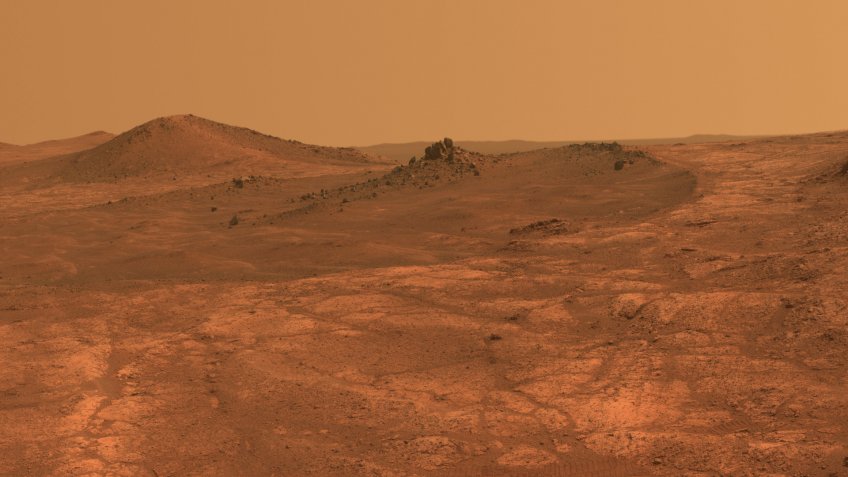 Mars surface from NASA Space Mars rover