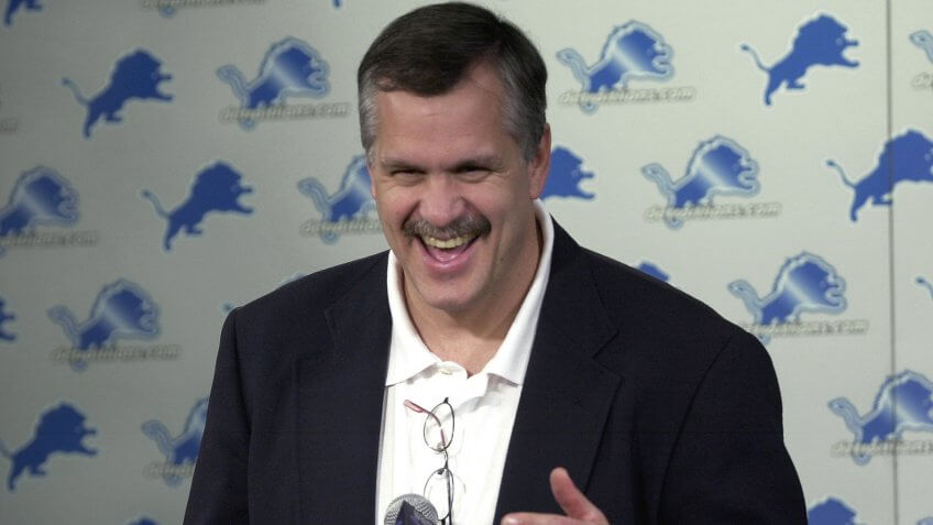 Matt Millen Detroit Lions president highest paid athlete