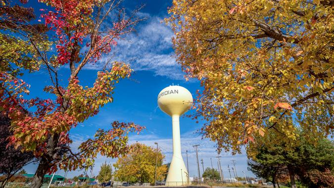 Meridian, ID, USA - October 23, 2016:Meridian Idaho.