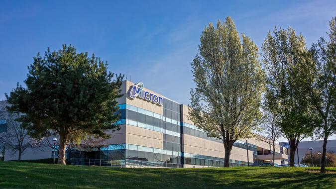 Micron Technology in Boise Idaho shutterstock_404016553 Boise, ID, USA - March 25, 2016: Micron Technology Boise .